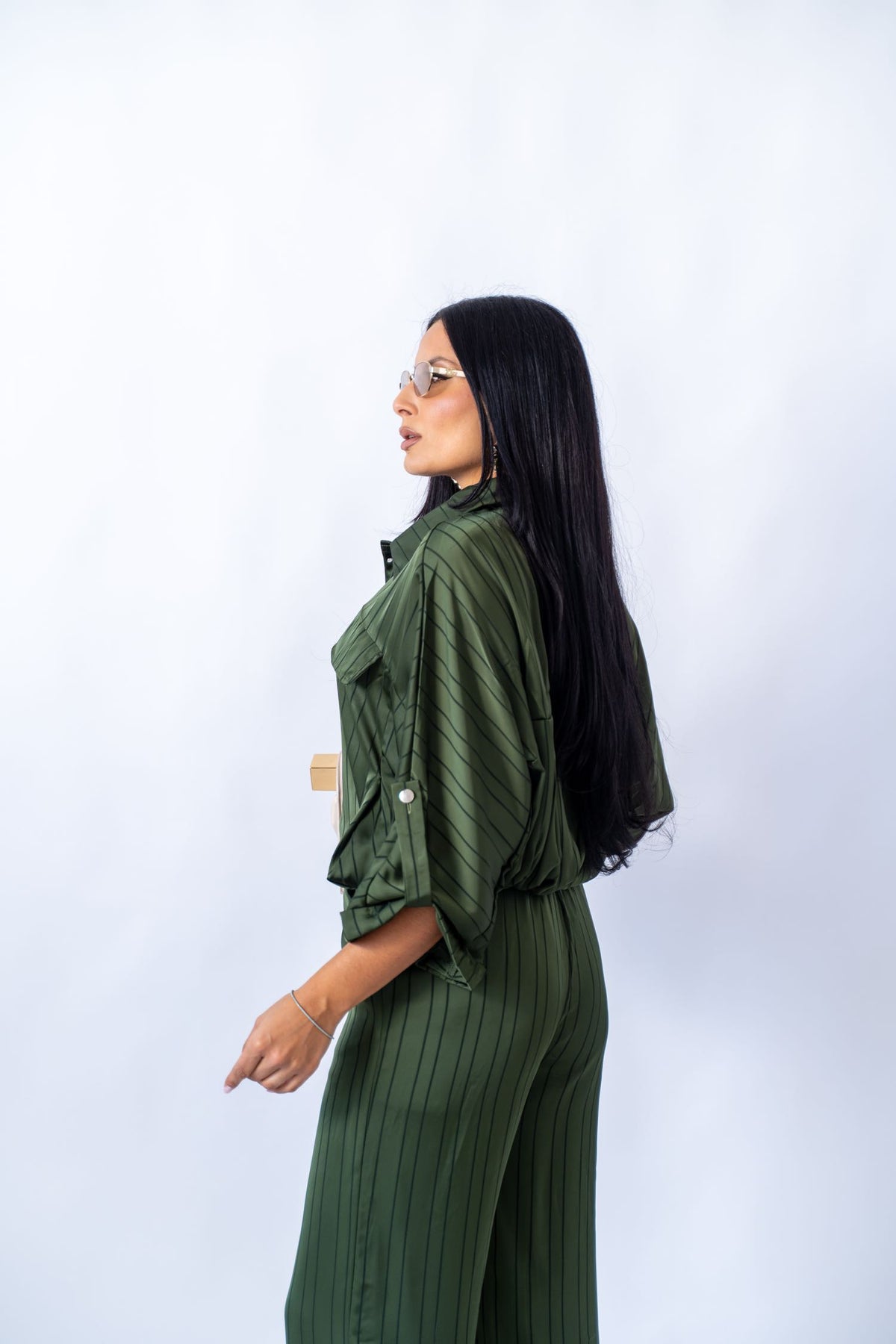 Coordinato Satin Green