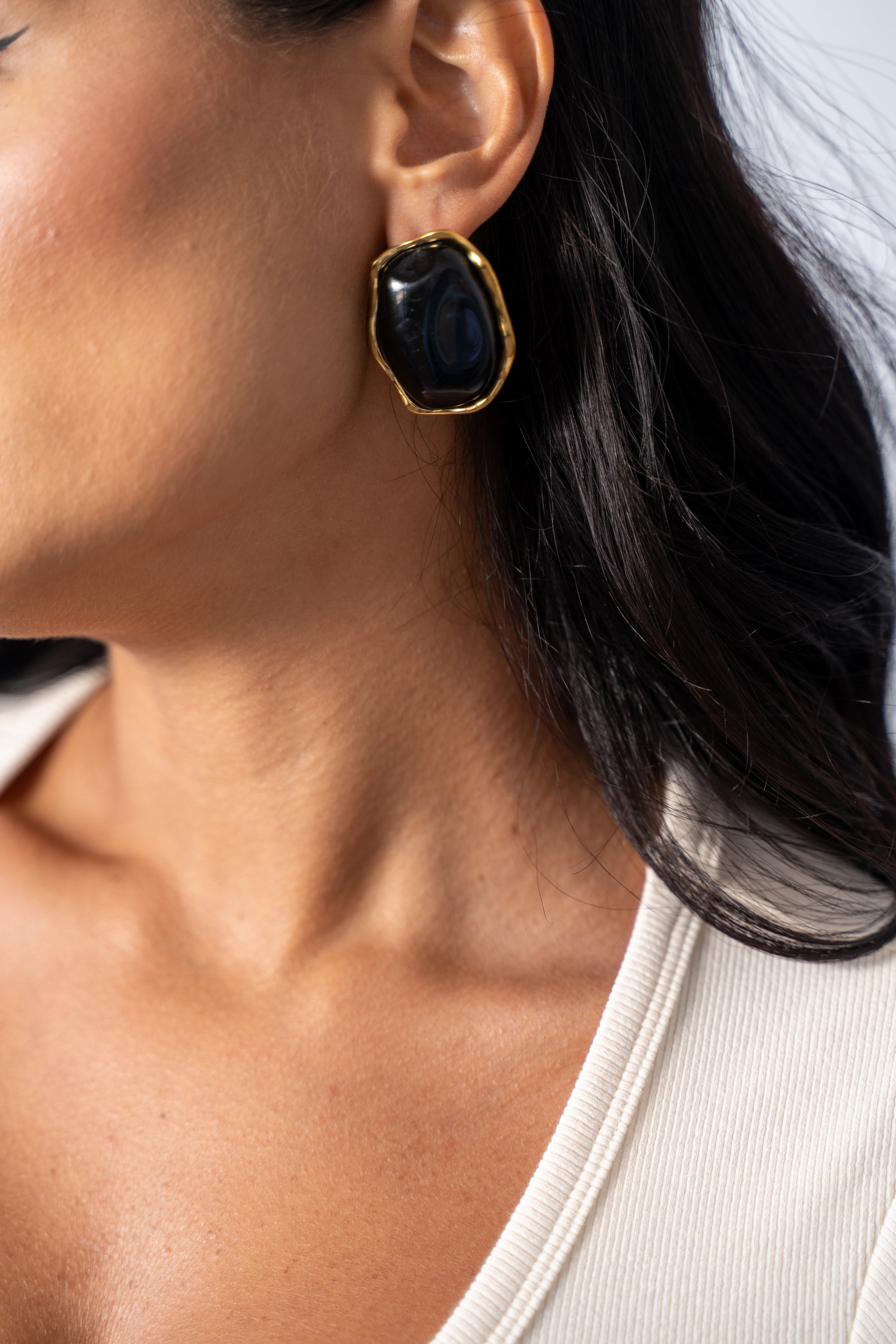 Orecchini Gold Black