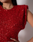 Abito Con Paillettes Star