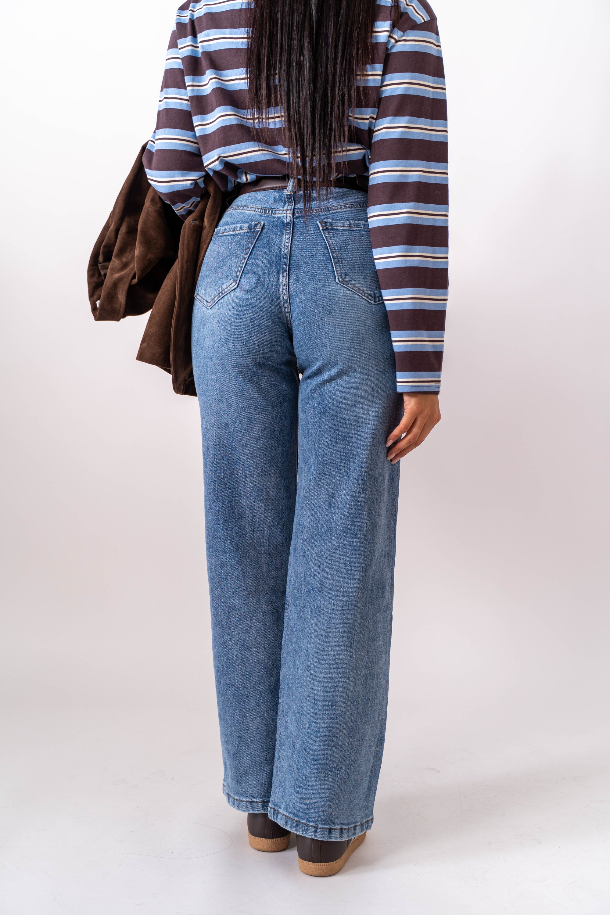 Jeans Gamba Dritta Denim Chiaro