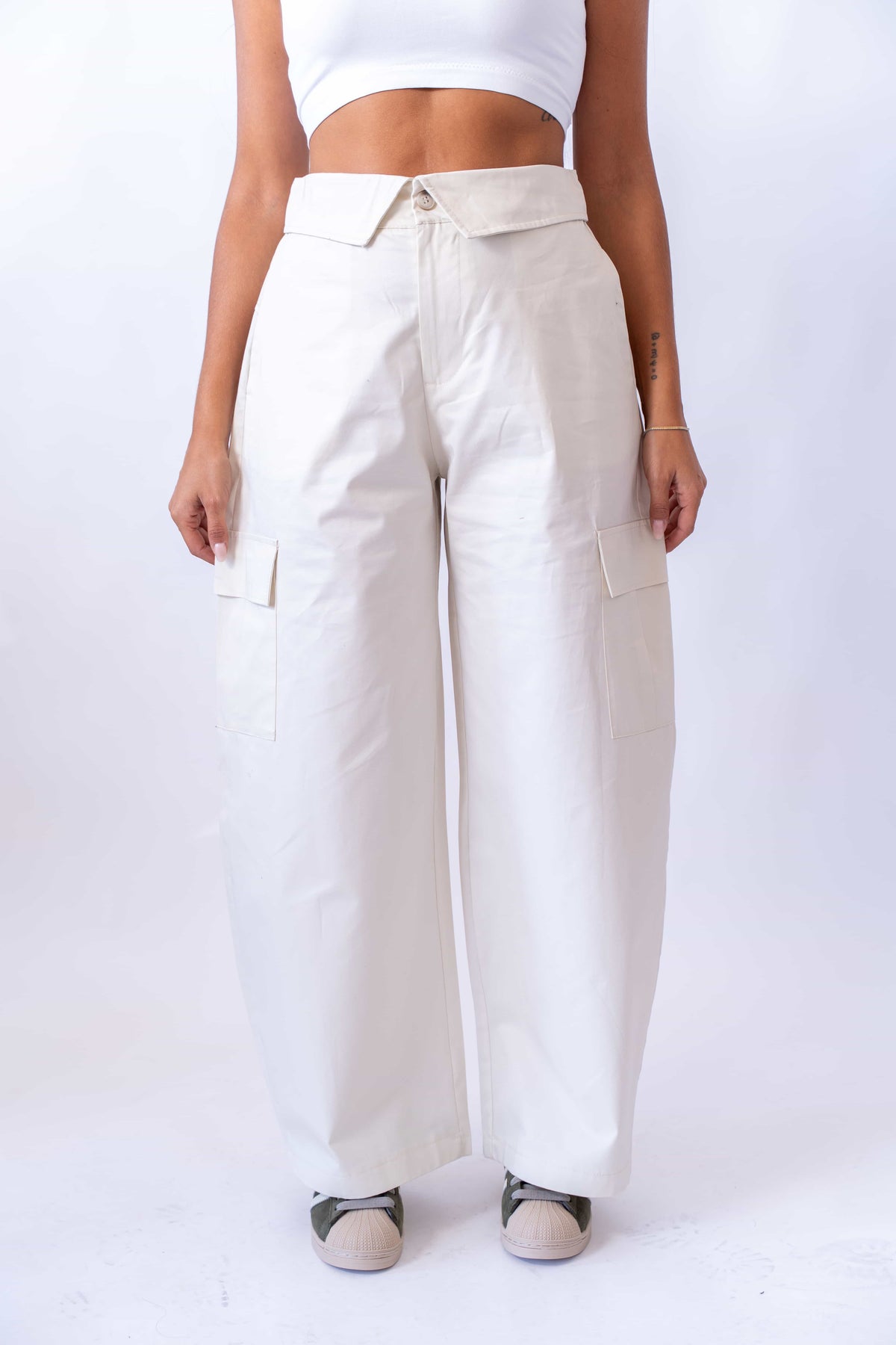 Pantalone Balloon Cream