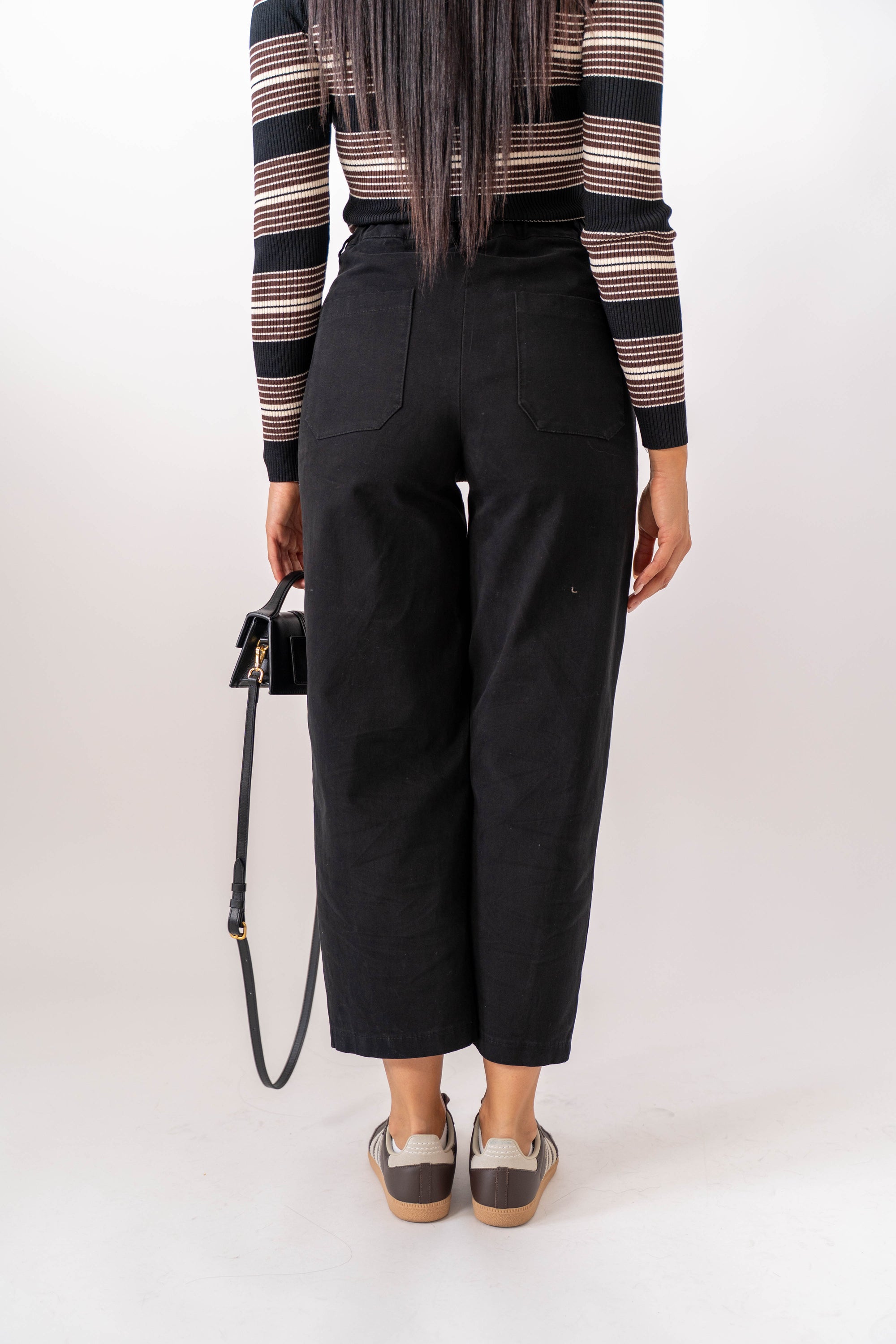 Pantalone Slouchy Black