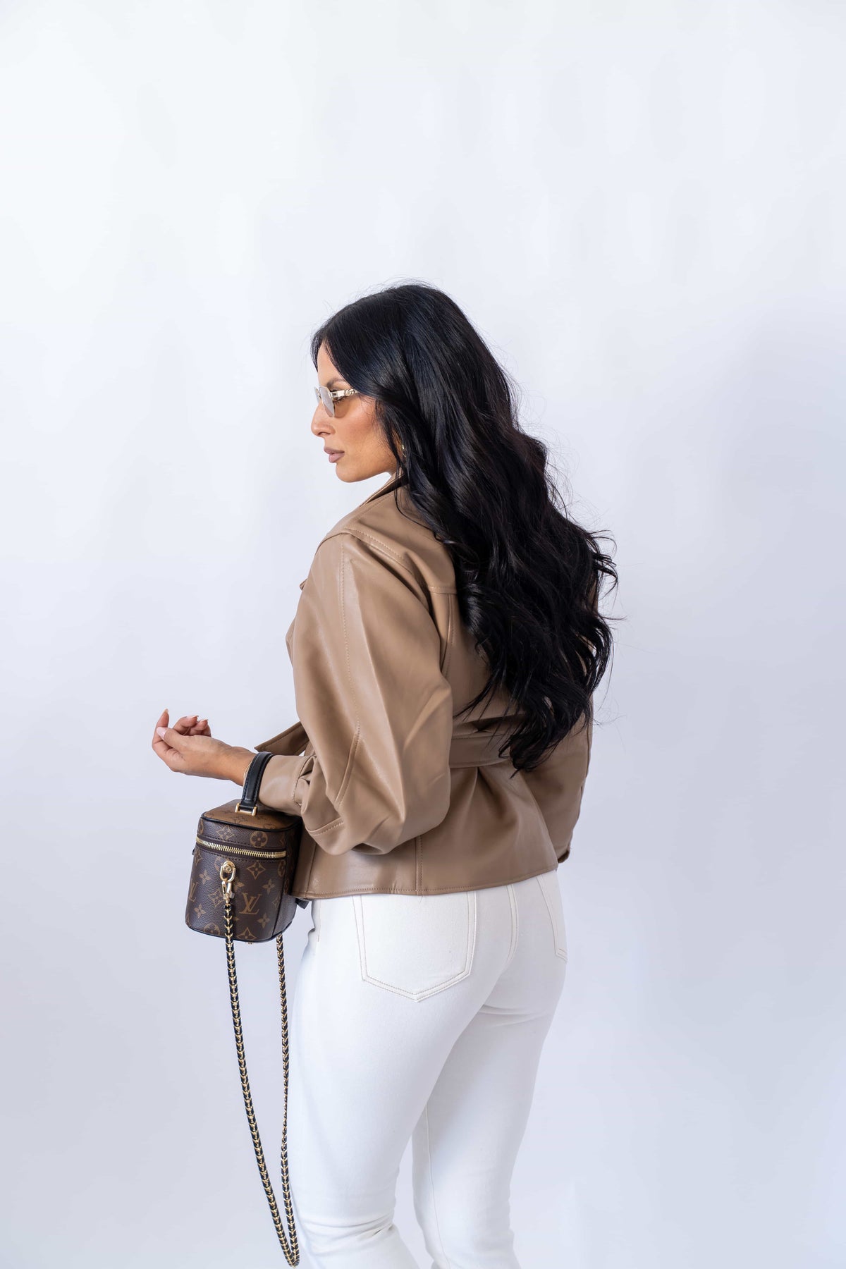 Giubbino Ecopelle Beige