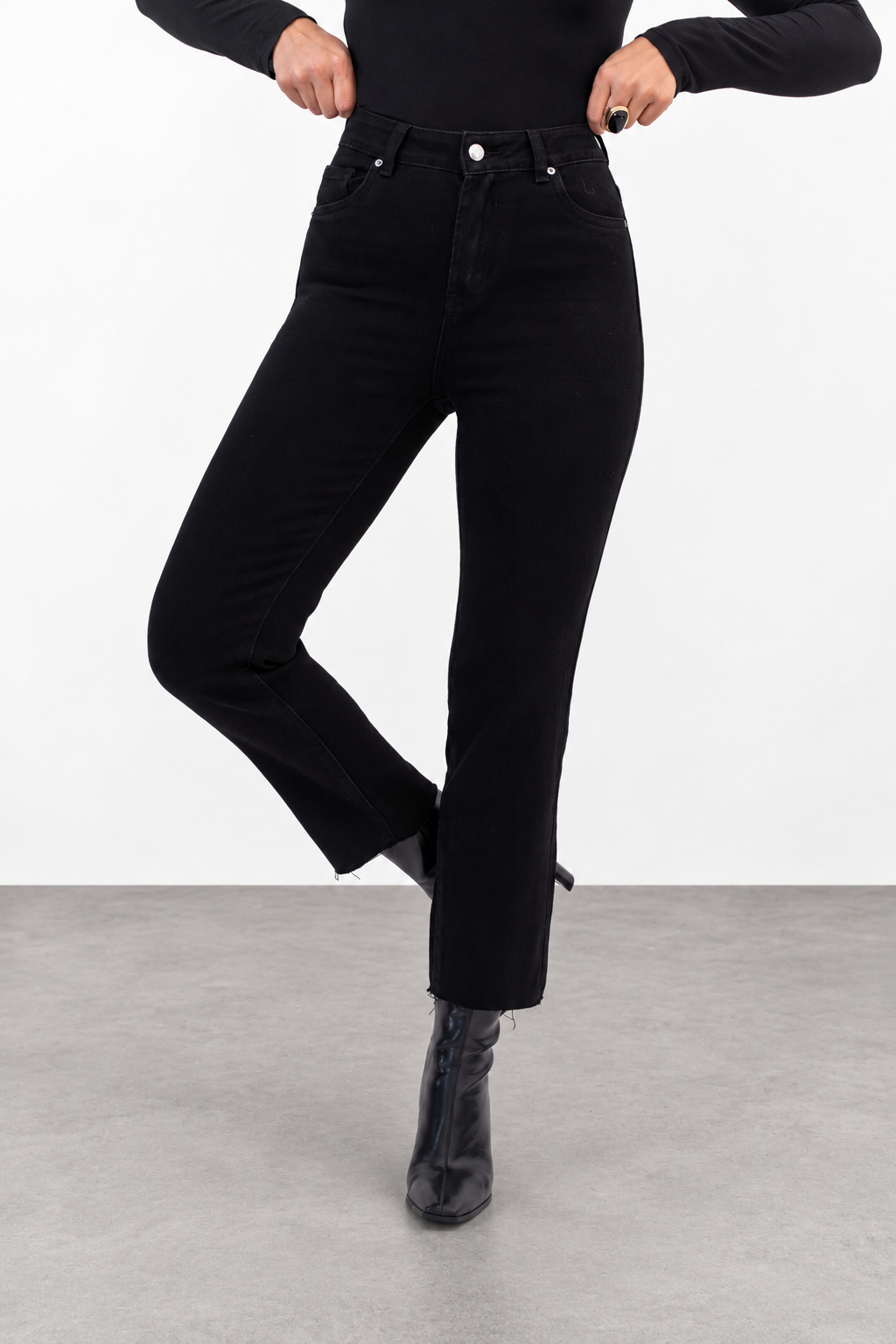 Jeans Mom Fit Black