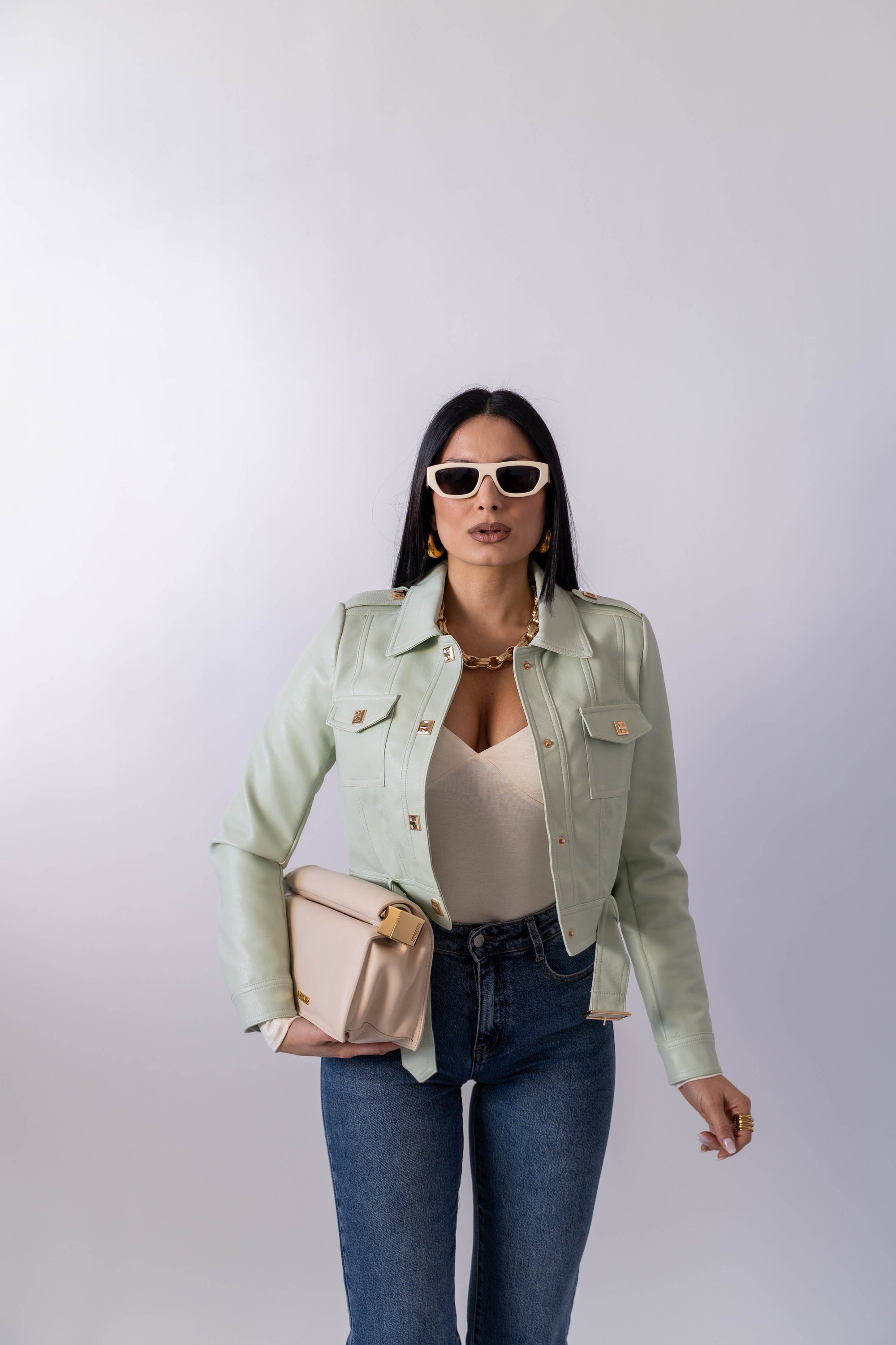 Chiodo In Ecopelle Loren - Stylish Moda