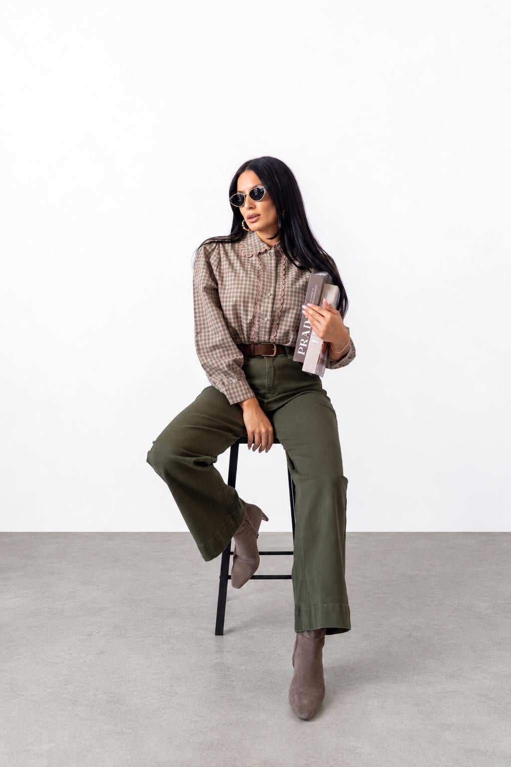 Camicia Square Green