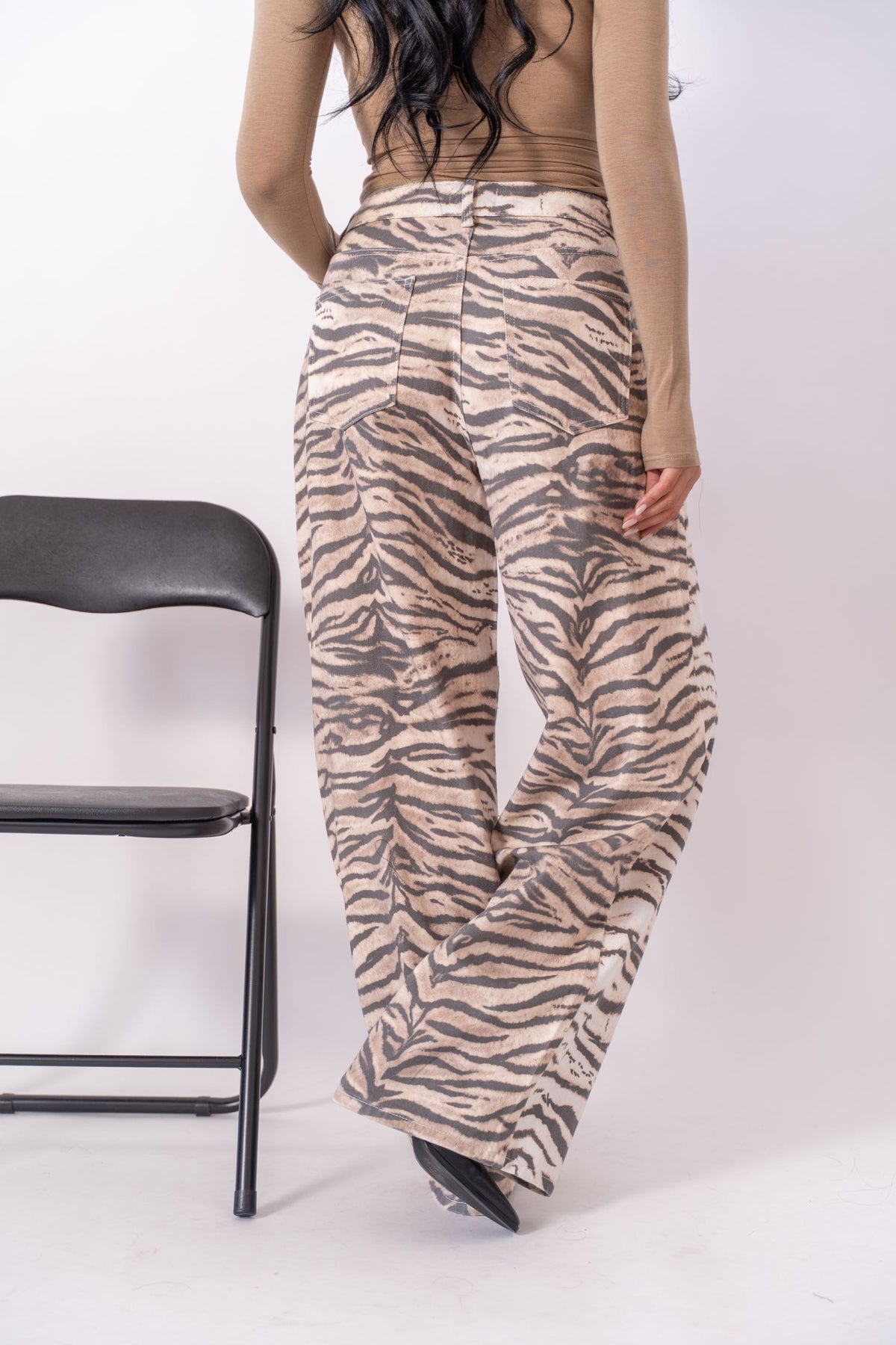 Jeans Wide Leg Tiger