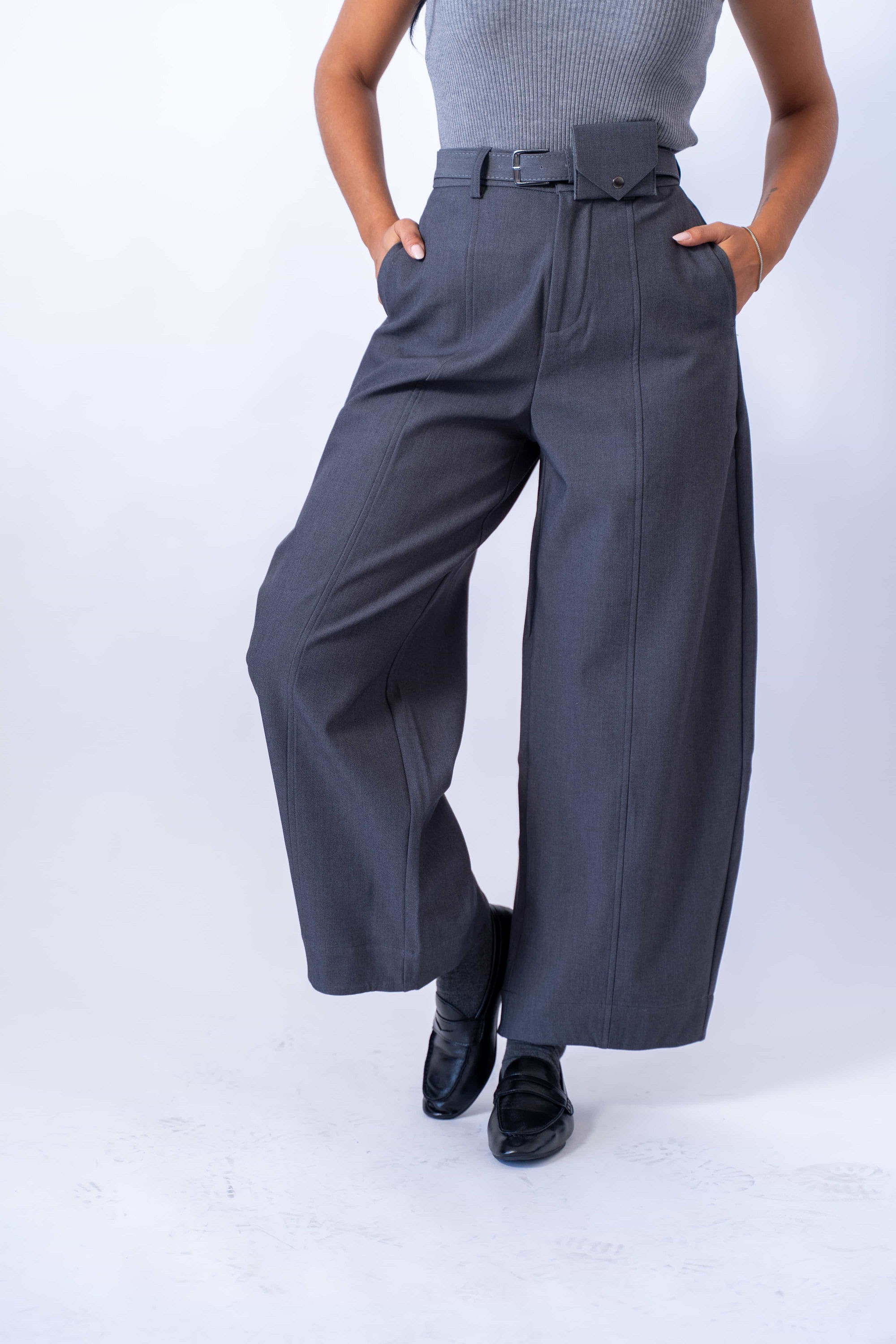 Pantalone Balloon Grey