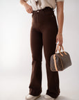 Jeans Flare Brown