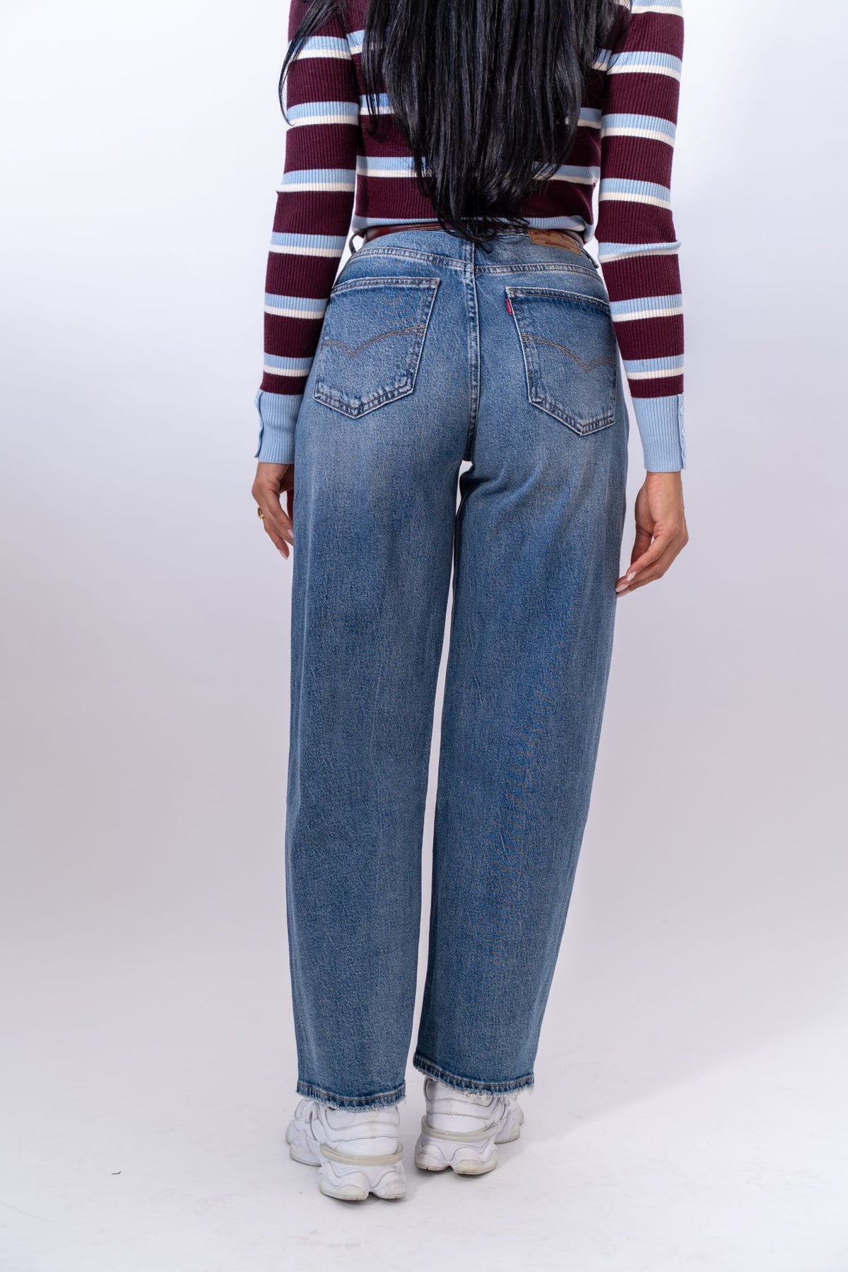 Jeans Ballon Denim Blue
