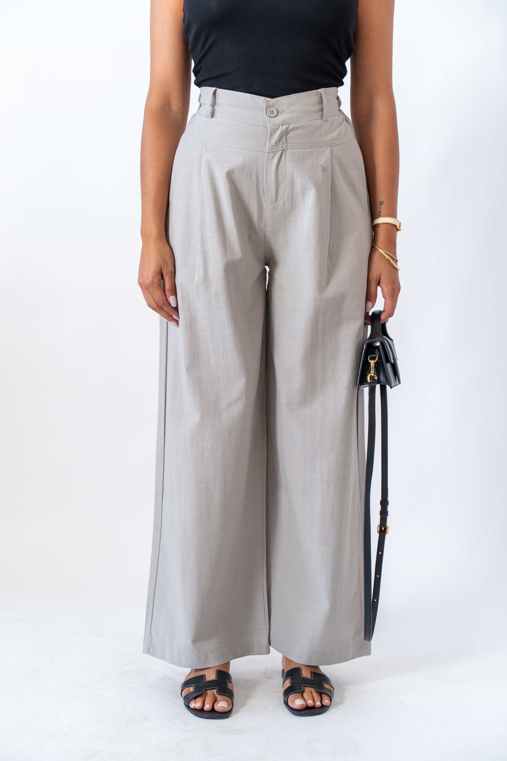 Pantalone Lino Mud