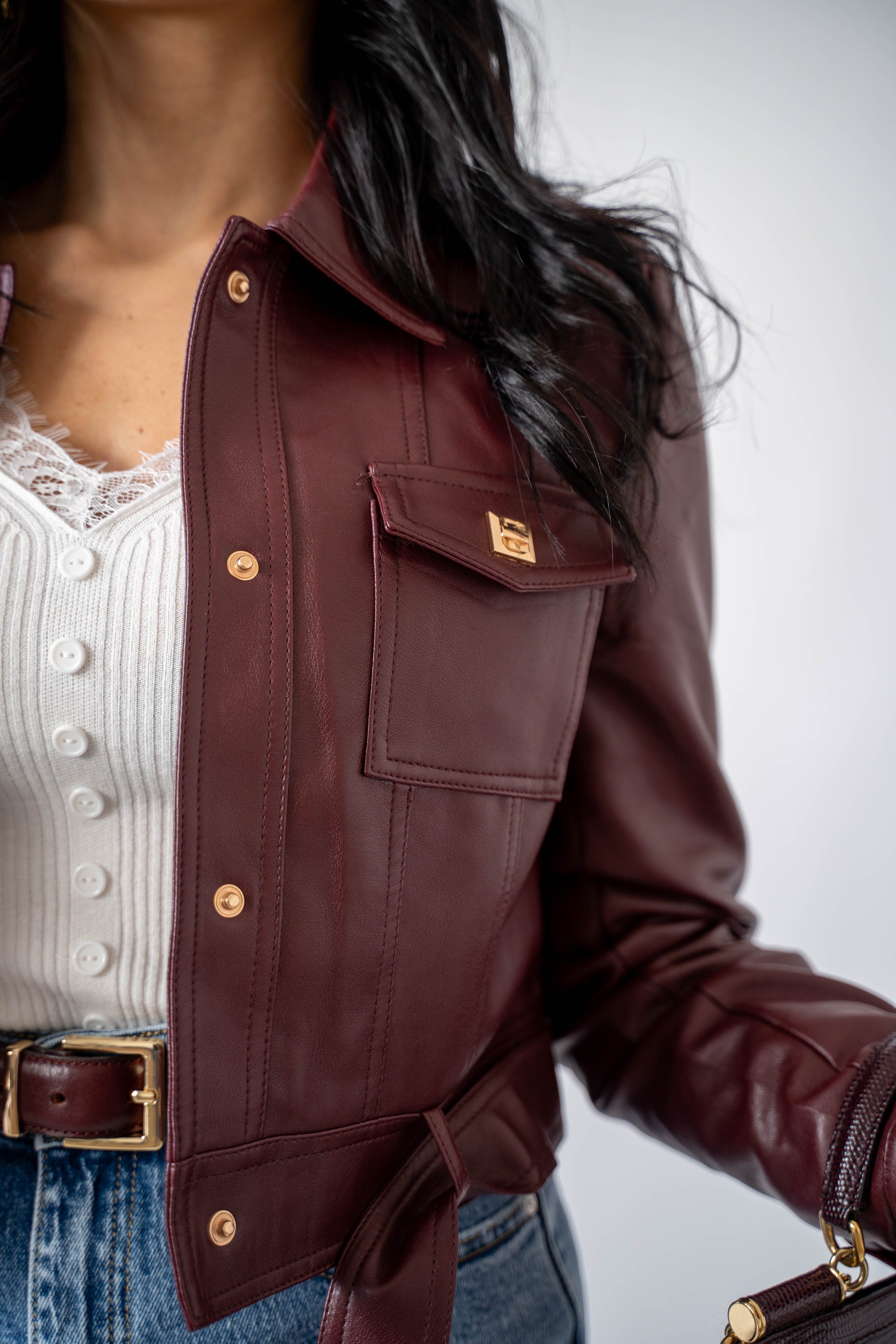 Chiodo In Ecopelle Loren