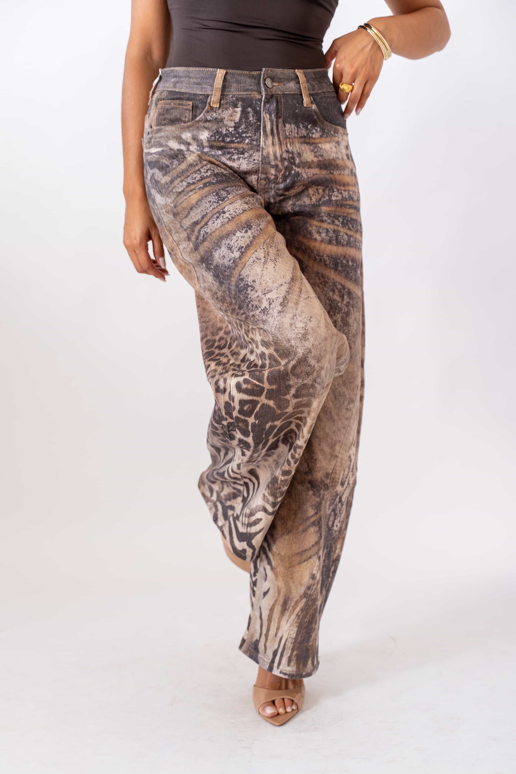 Jeans Balloon Animalier