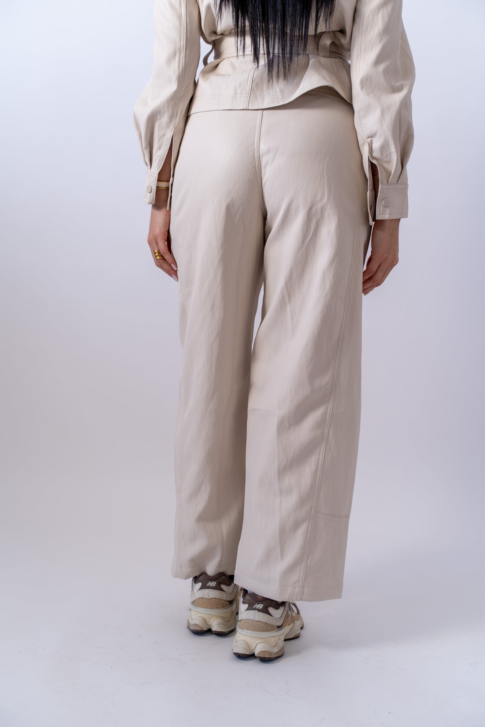 Pantalone In Ecopelle Zulema - Stylish Moda