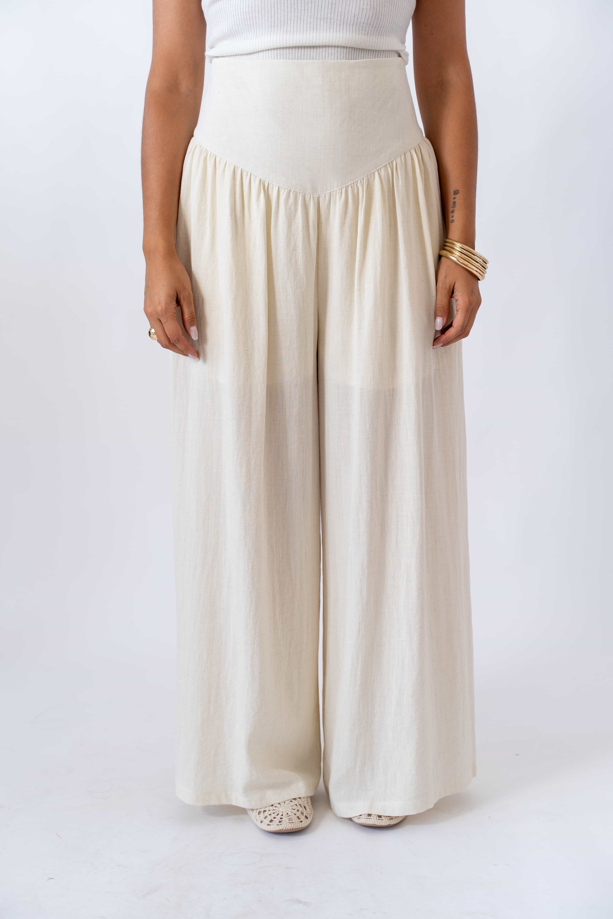 Pantalone Wide Linen