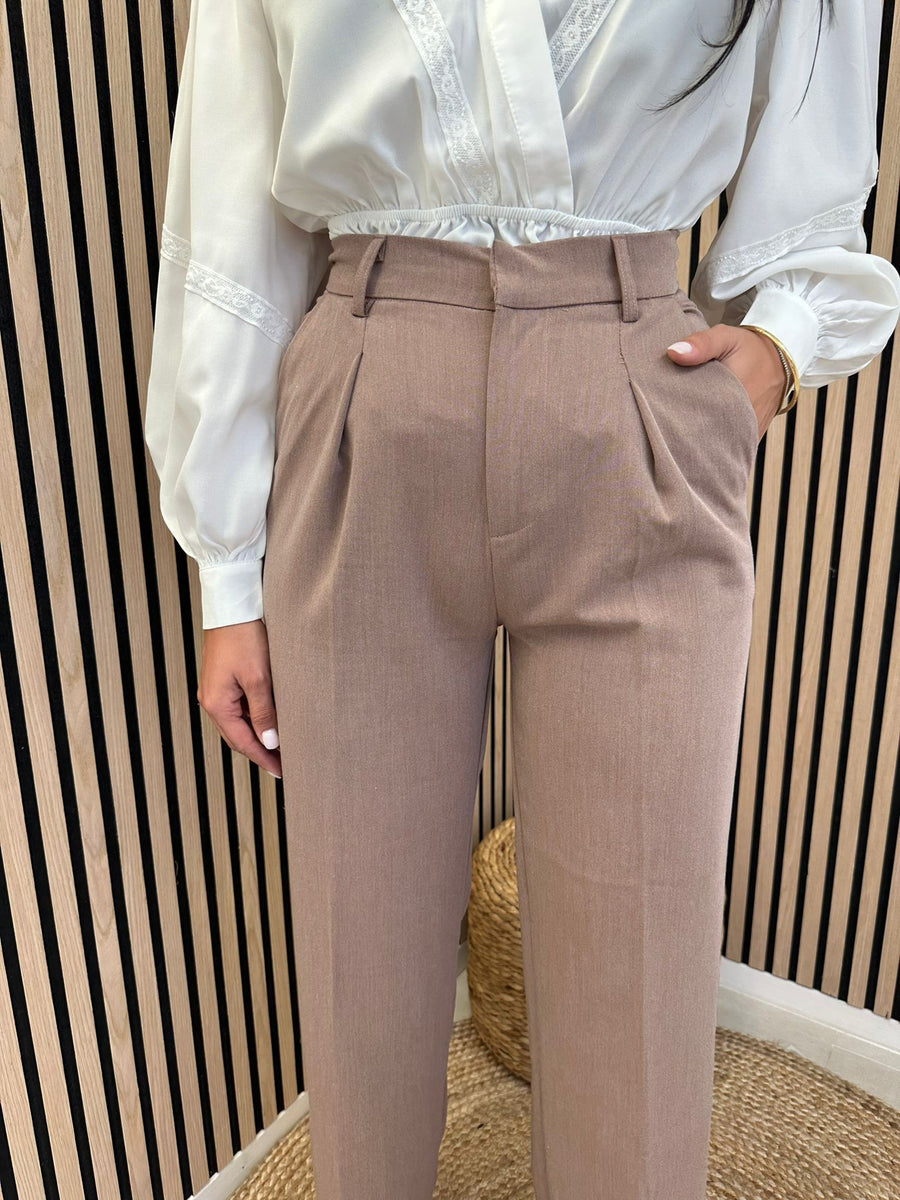 Pantalone Classico Con Pinces
