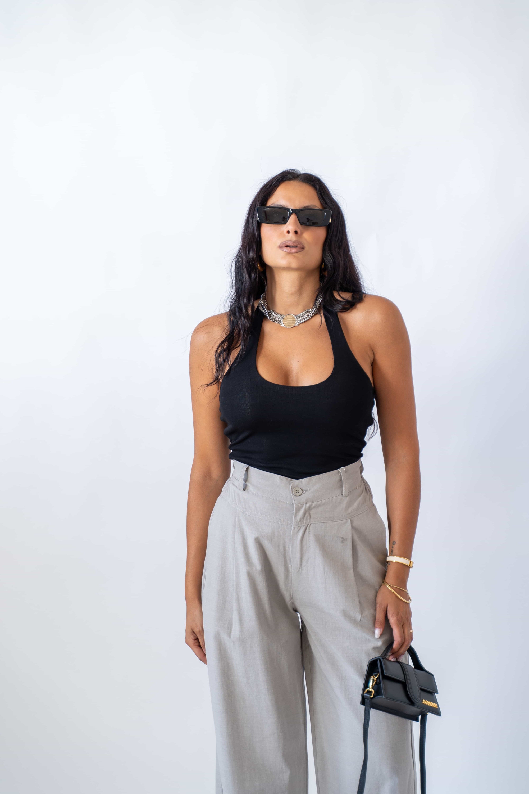 Top Crop Black