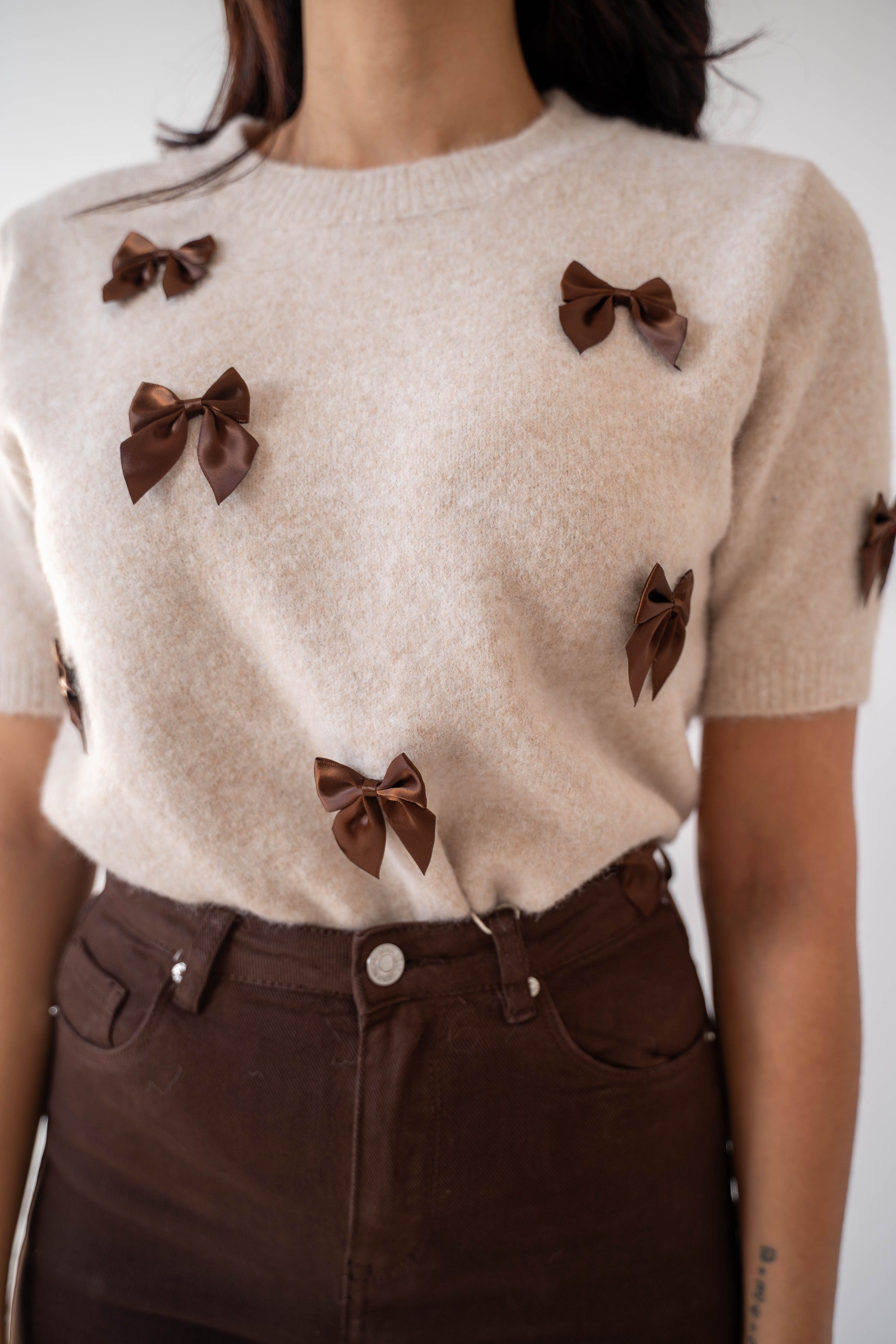 Maglione Brown Flakes