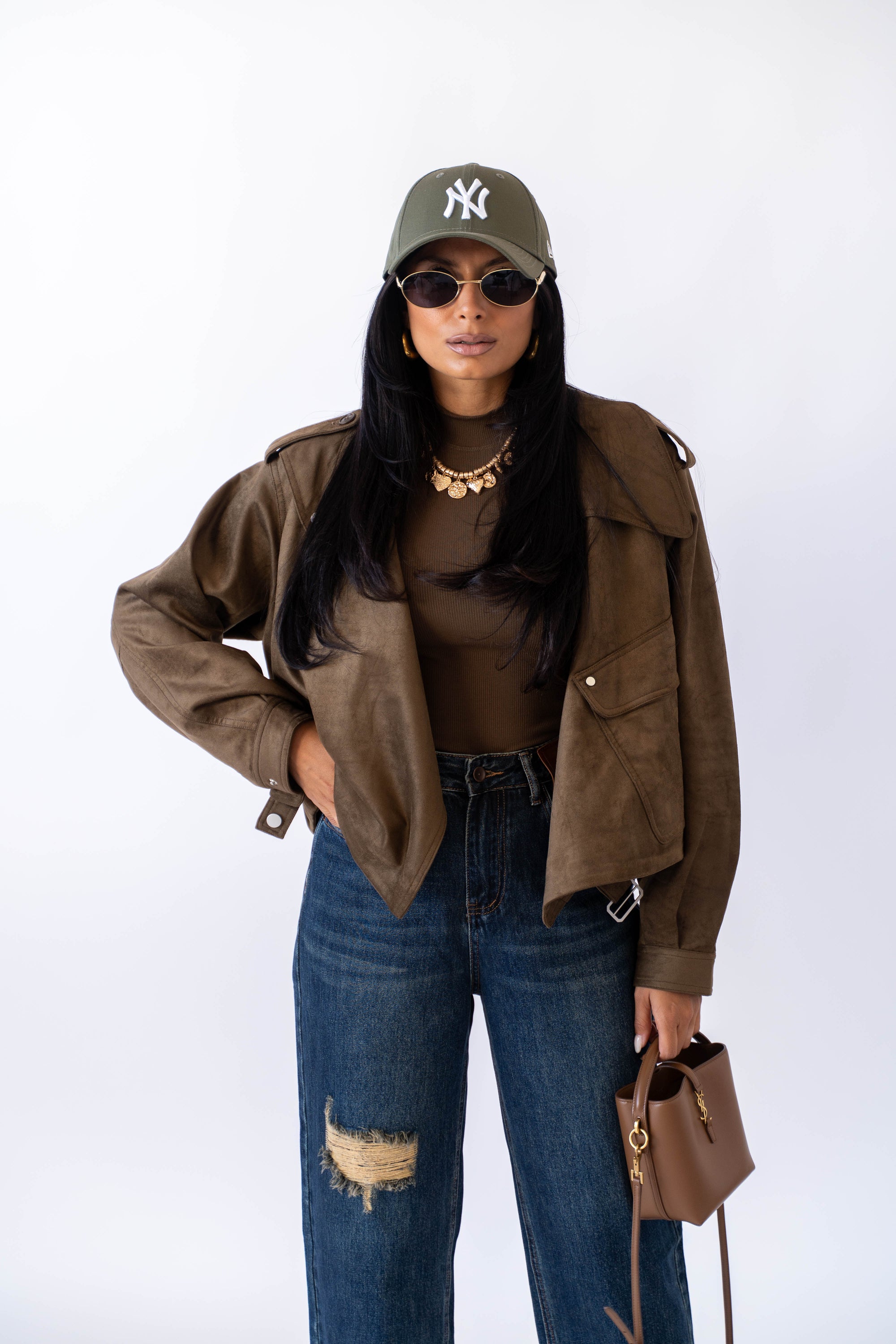 Trench Crop Harper
