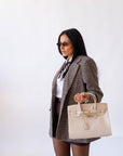 Blazer Pied De Poule