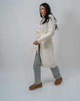 Cardigan Lungo Con Fusciacca