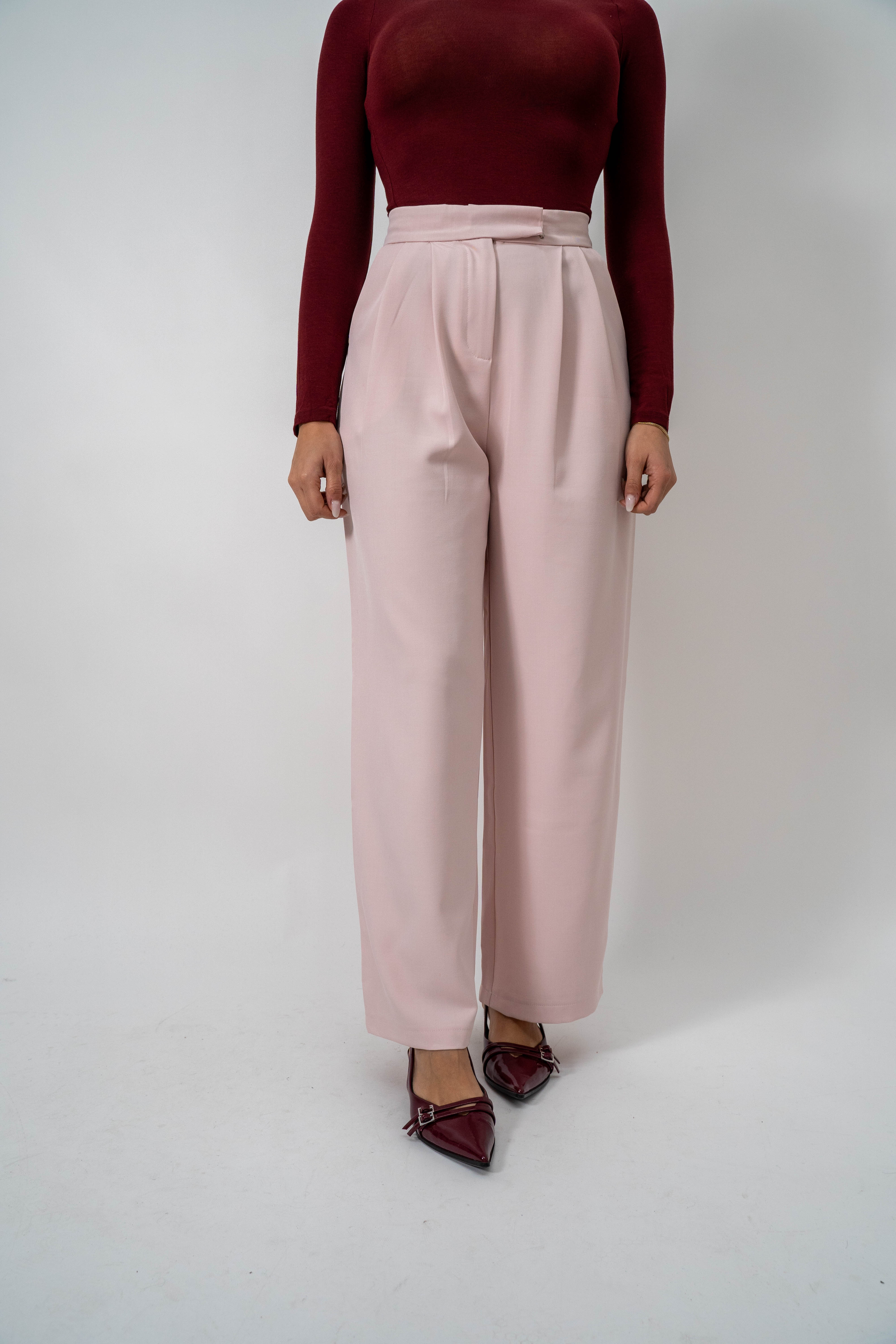 Pantalone Palazzo Con Pinces