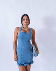 Mini Dress In Denim