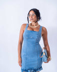 Mini Dress In Denim