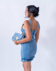 Mini Dress In Denim