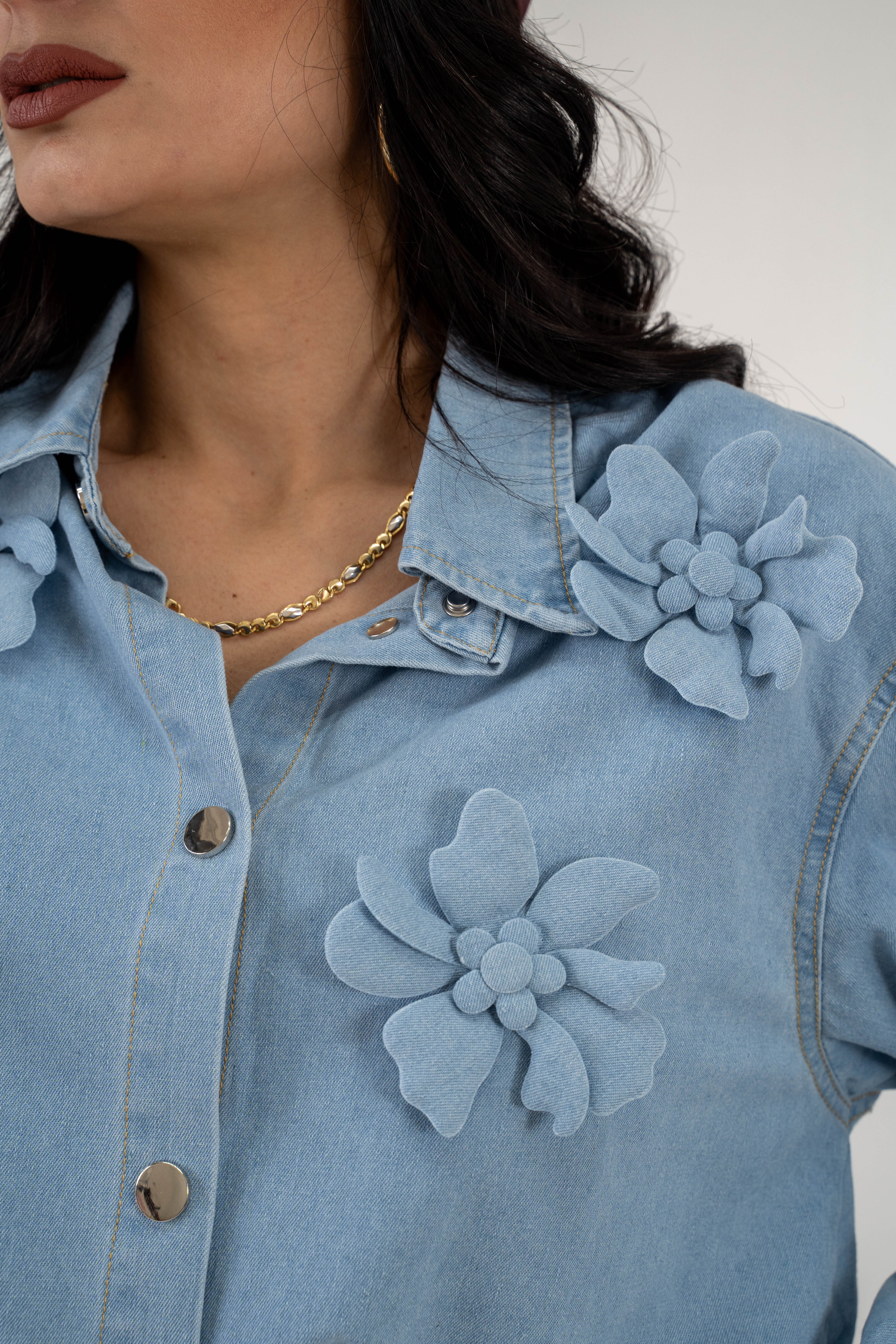 Camicia In Denim Iris