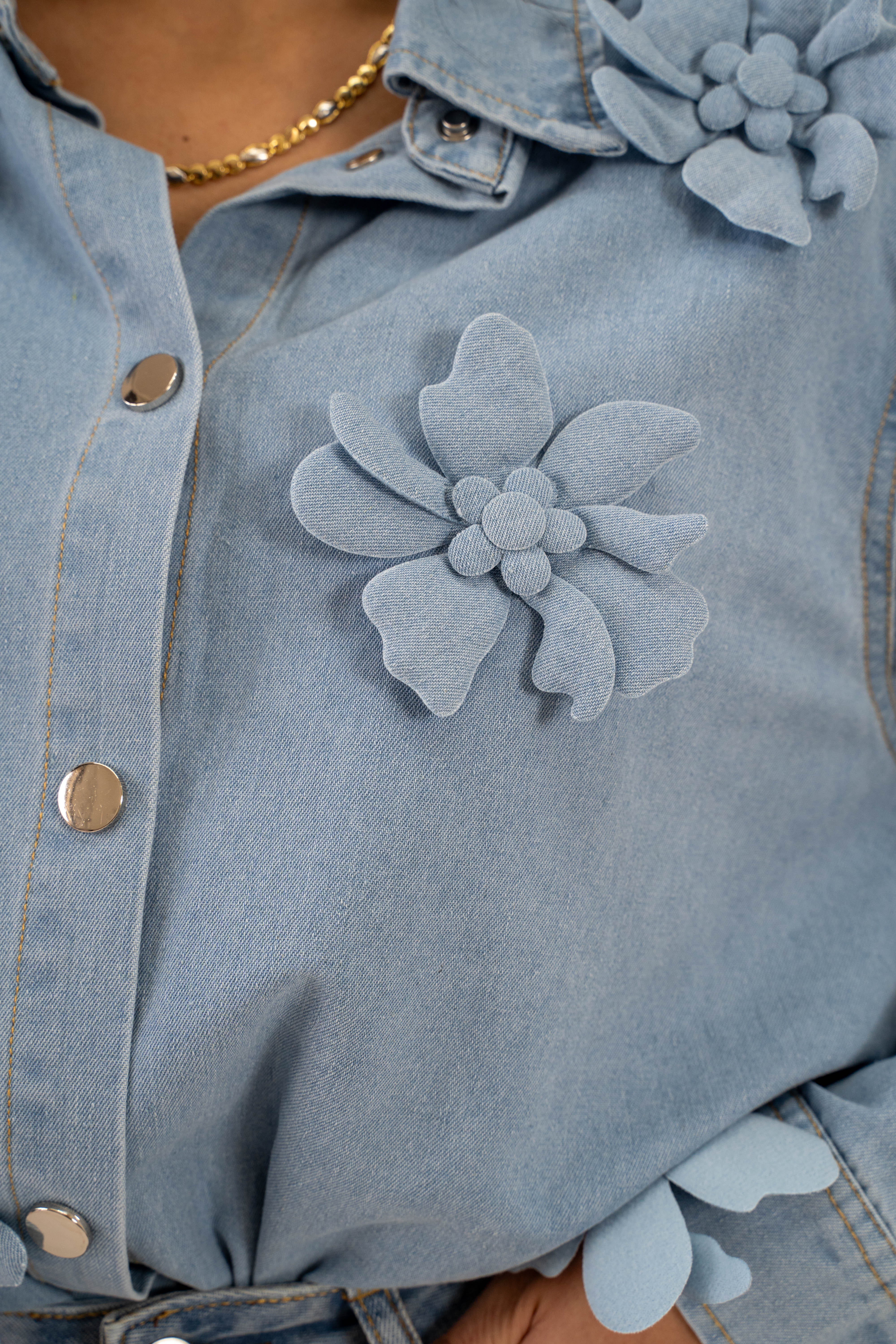 Camicia In Denim Iris