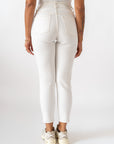 Jeans Mom White