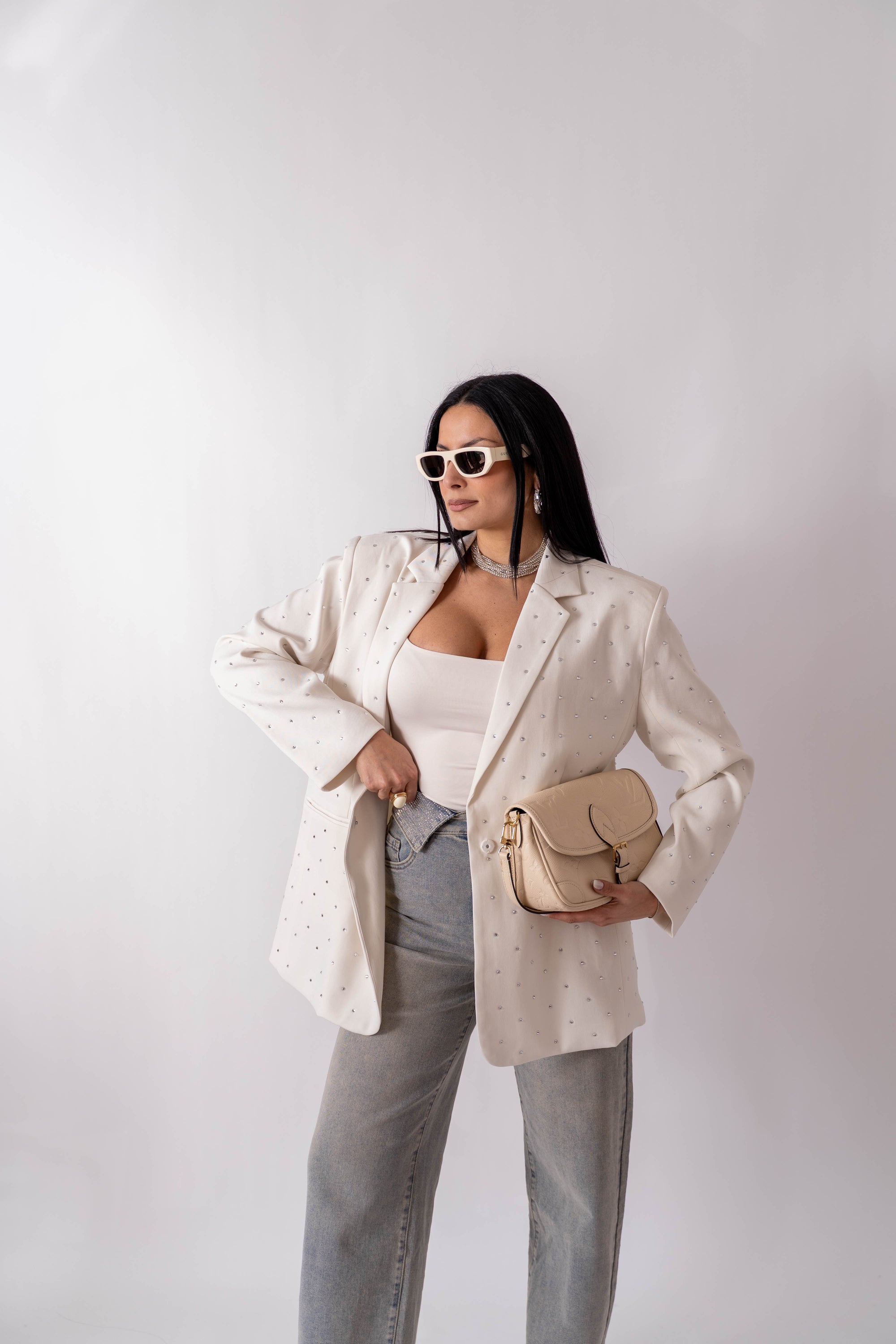 Blazer Shine Cream - Stylish Moda