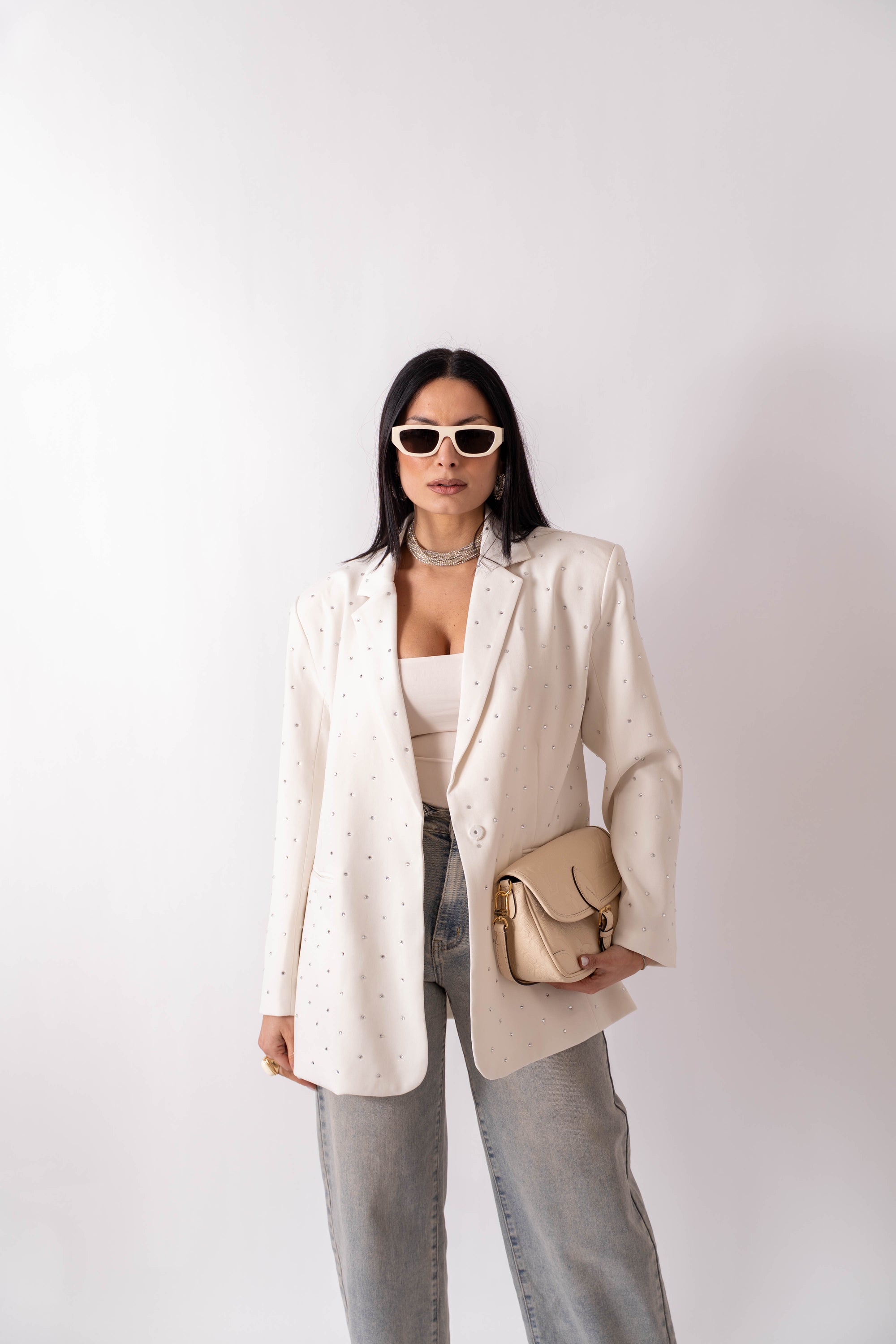 Blazer Shine Cream - Stylish Moda