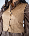 Gilet In Camoscio
