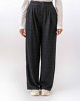 Pantalone In Lana Black