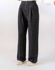 Pantalone In Lana Black