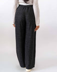 Pantalone In Lana Black