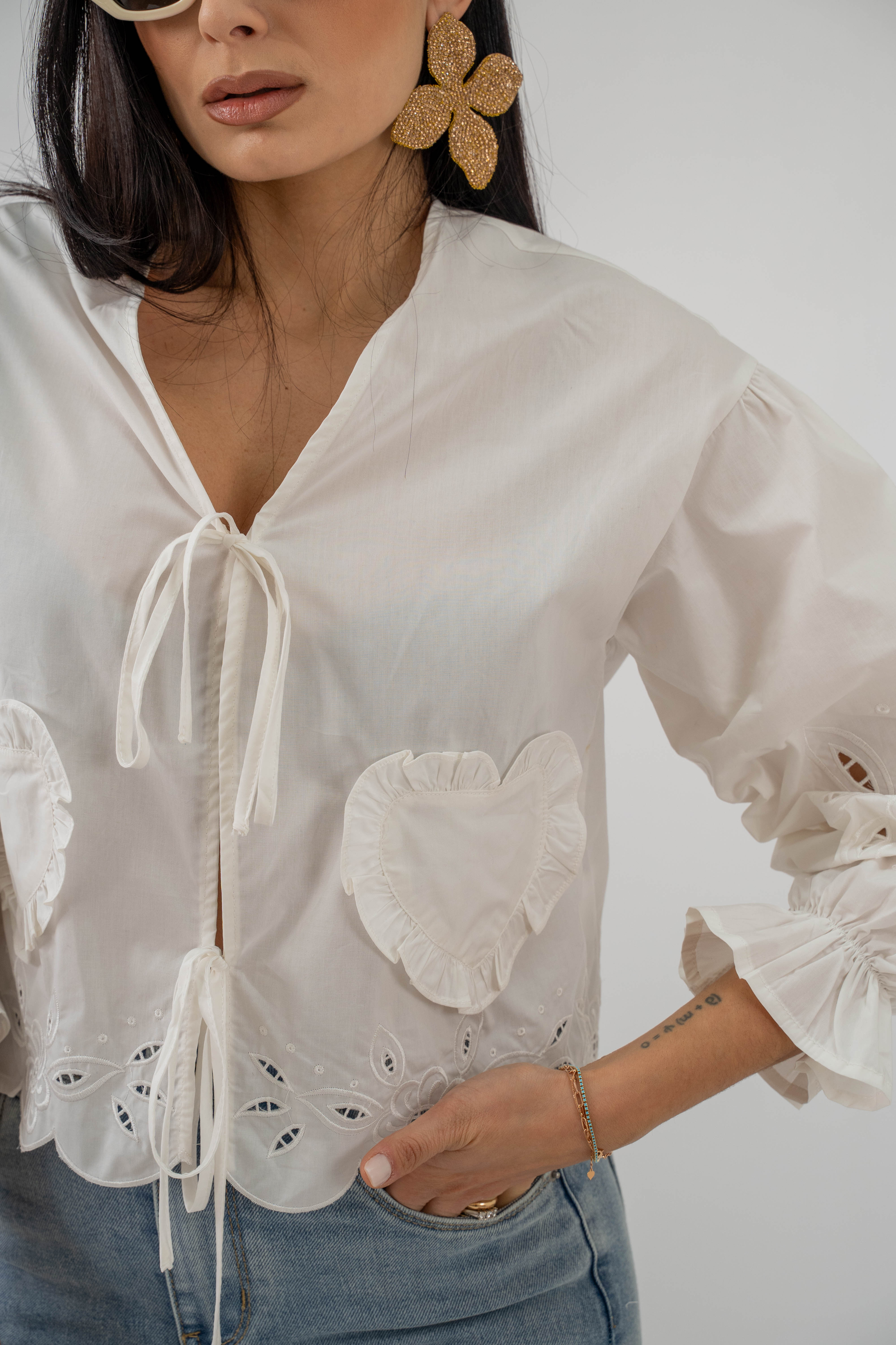 Blusa Con Laccetti Miriana