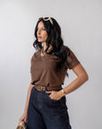 T-Shirt Basic Brown