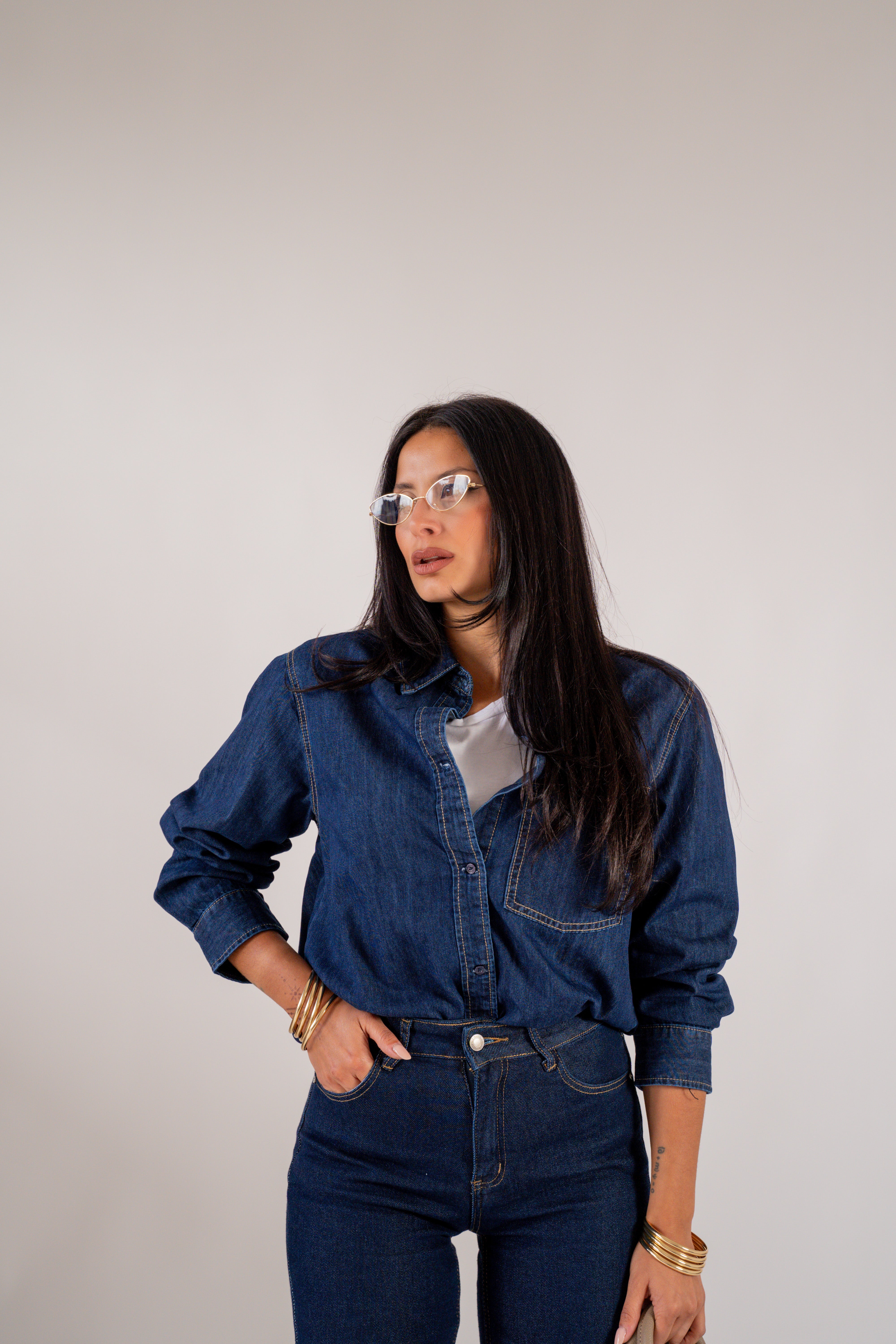 Camicia In Denim Brigitte