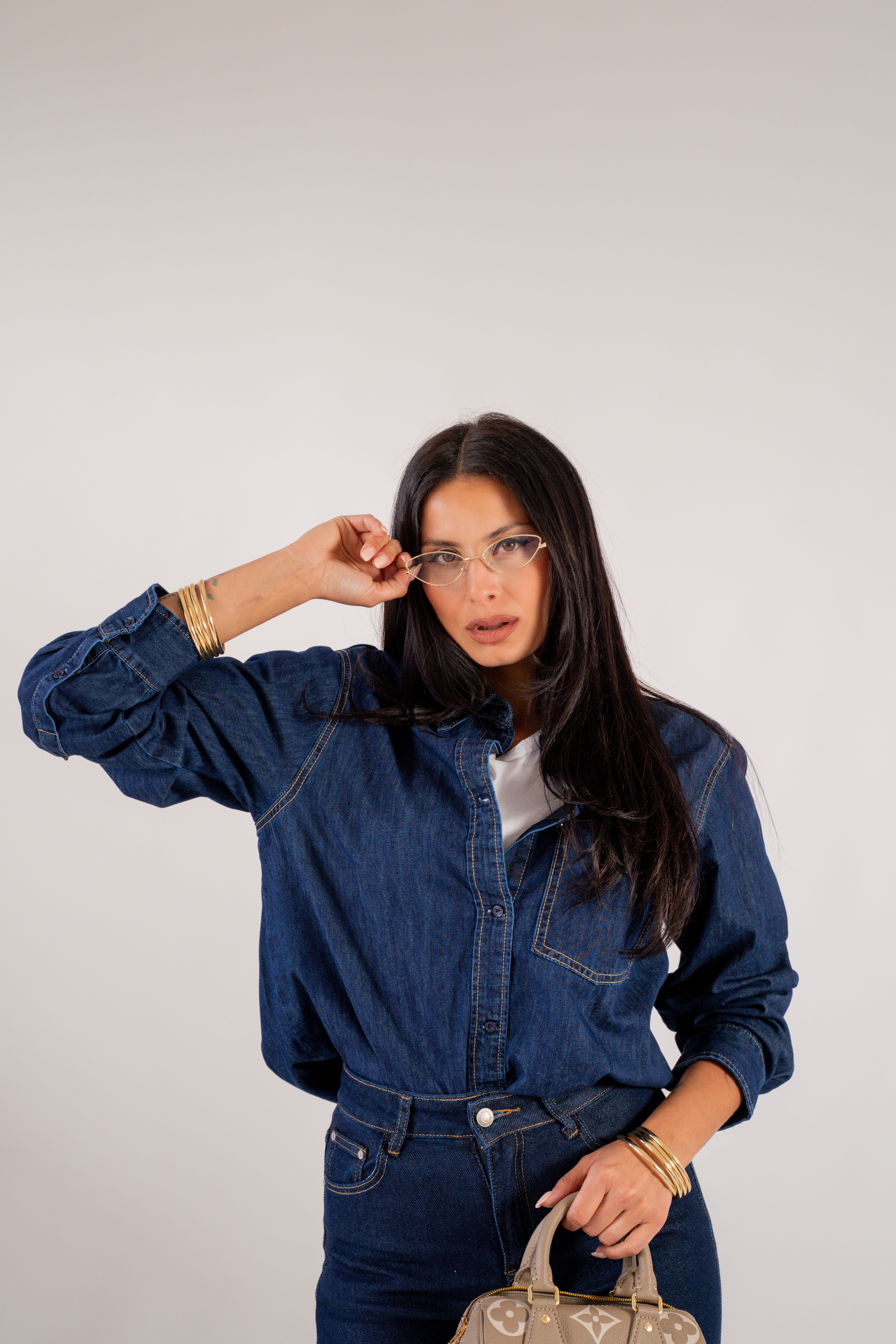 Camicia In Denim Brigitte