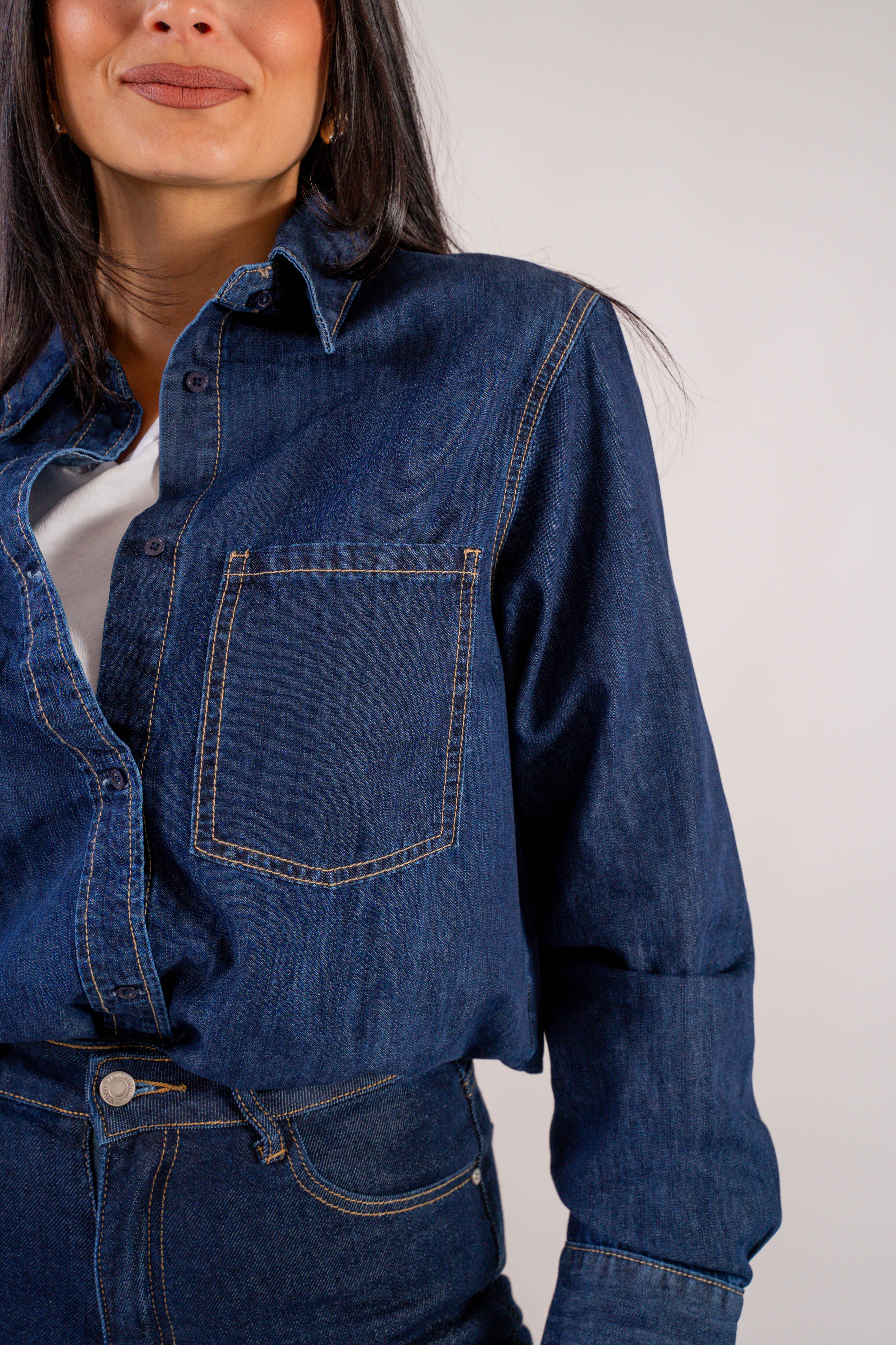 Camicia In Denim Brigitte