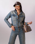 Coordinato In Denim - Stylish Moda