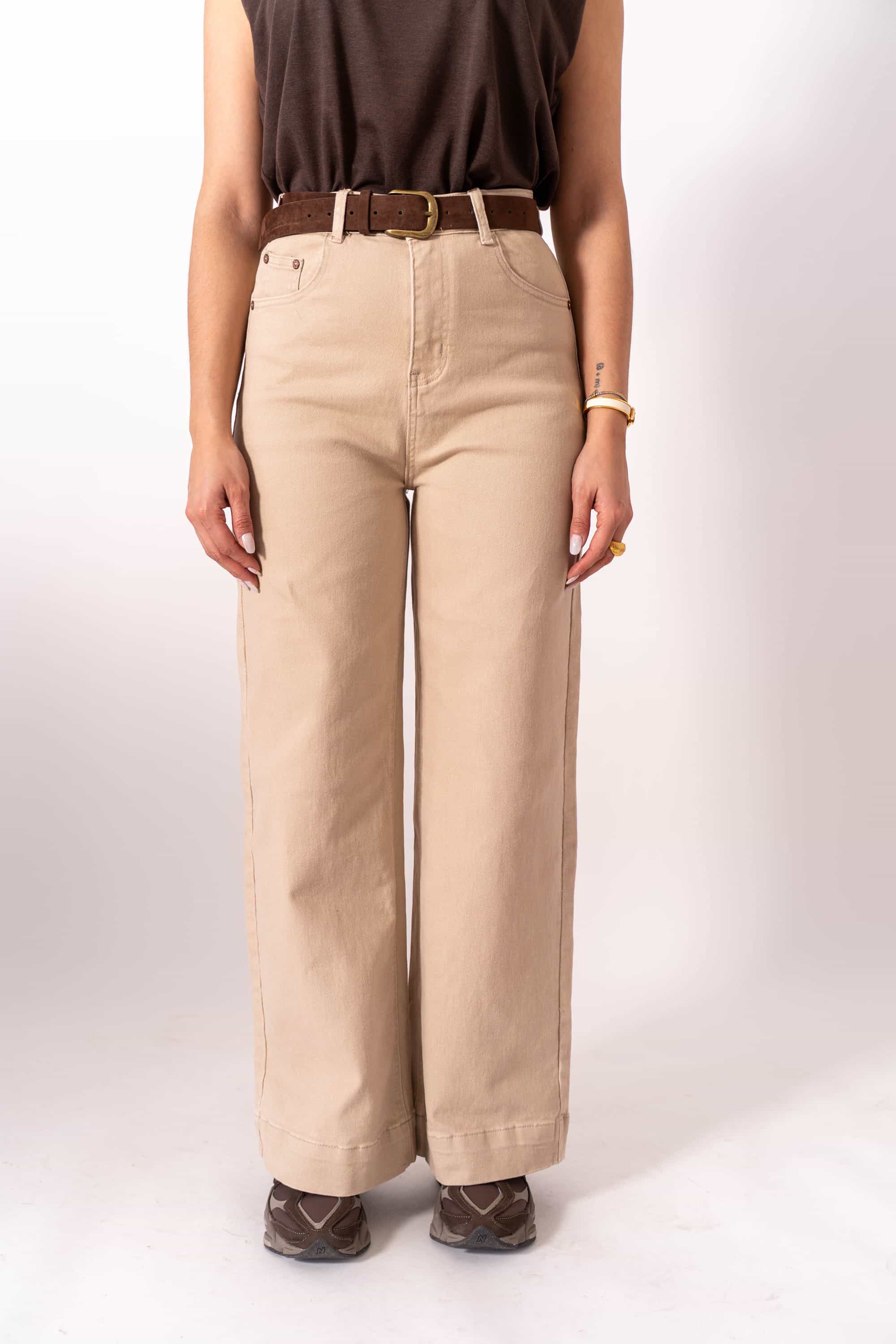 Jeans Fango Con Cintura - Stylish Moda
