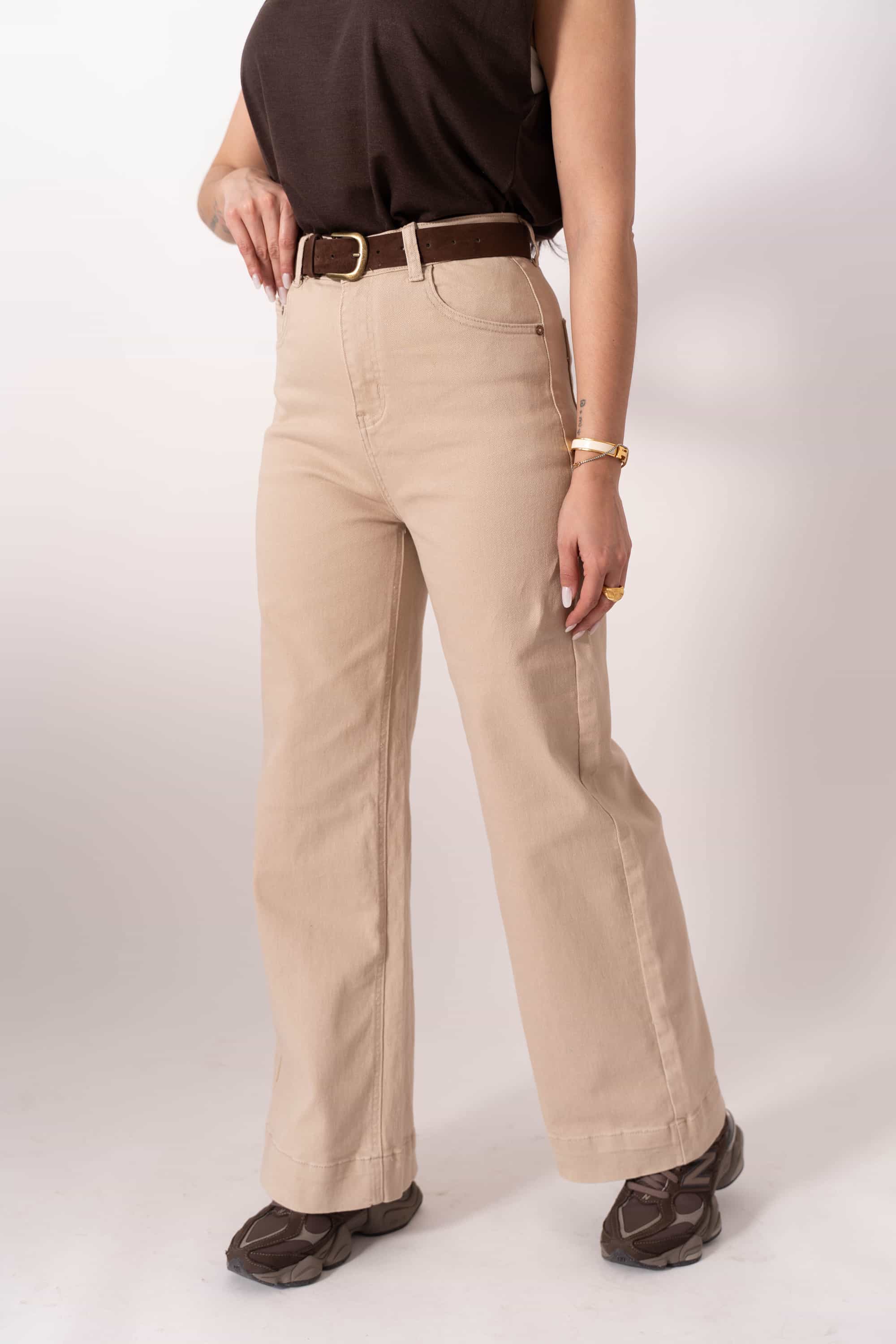 Jeans Fango Con Cintura - Stylish Moda