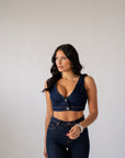 Top In Denim Amber