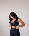 Top In Denim Amber