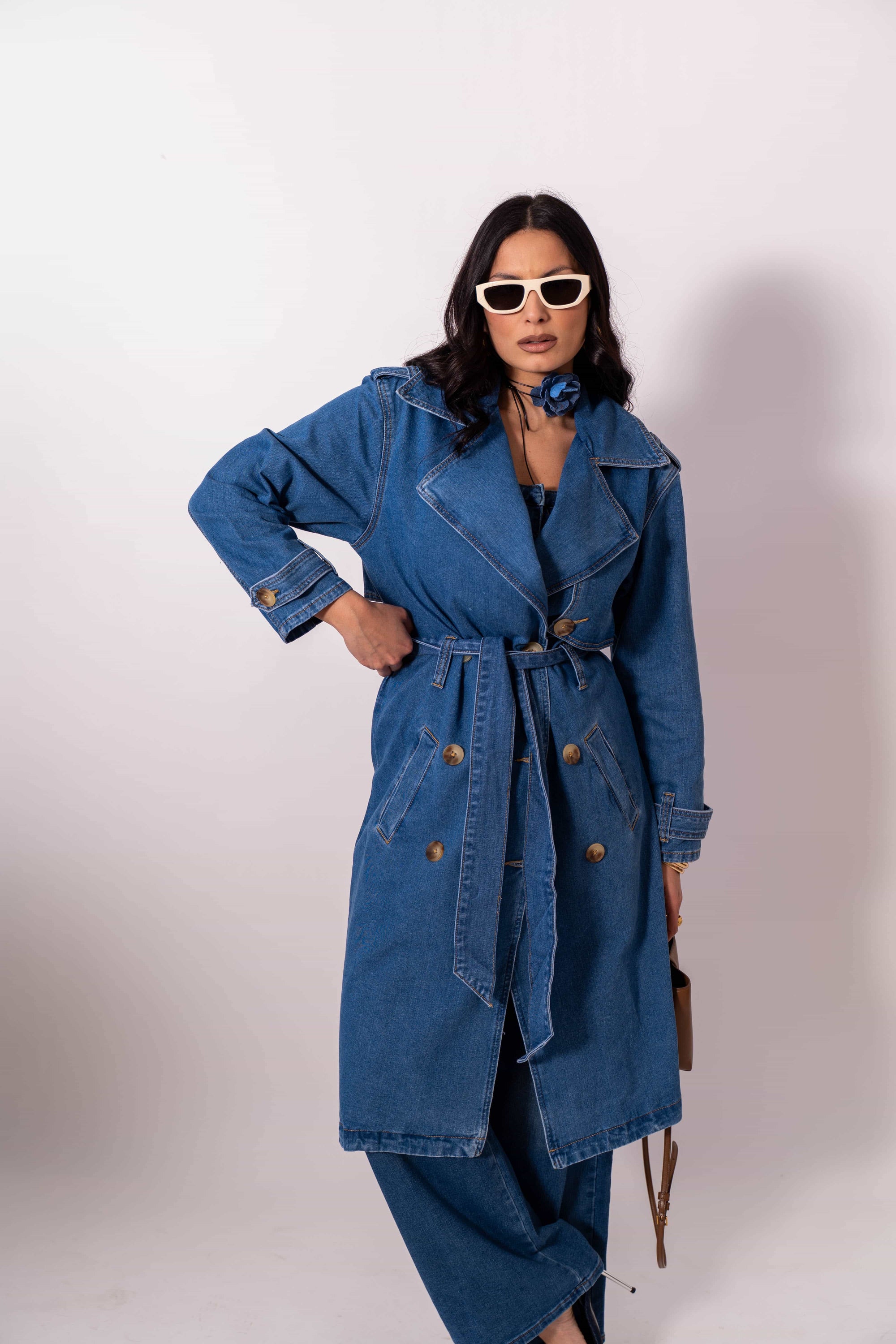 Trench In Denim
