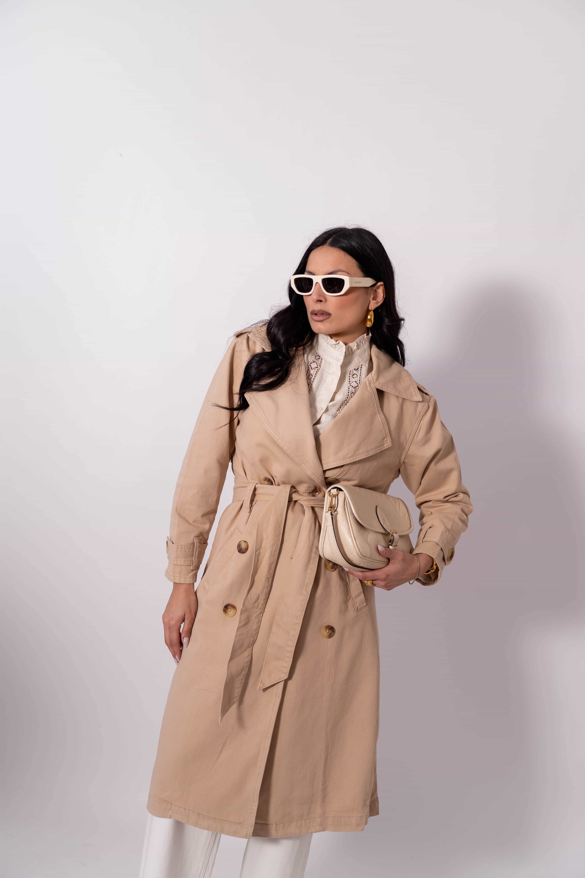 Trench In Denim Fango